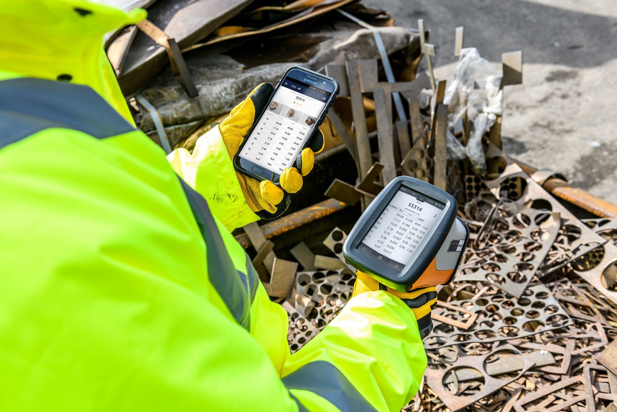 Analites metallon scrap